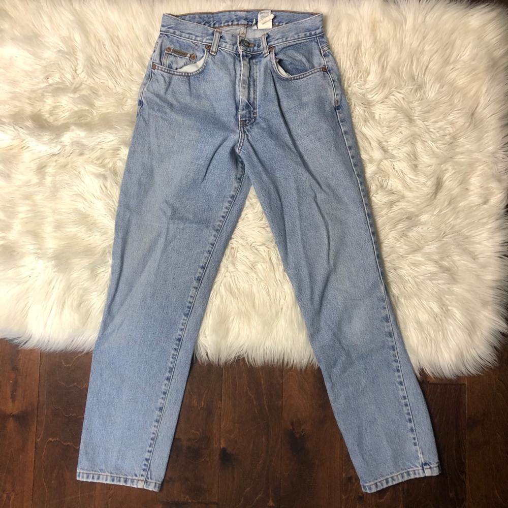 Vintage Calvin Klein light mom straight leg jeans